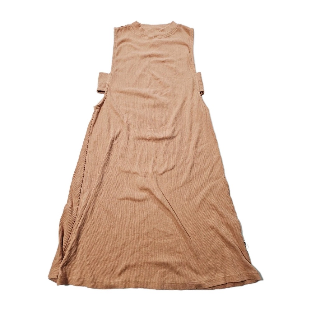 RVCA Dress Womens Size XS Orange/Beige Sleeveless Light Textured Fall Tone